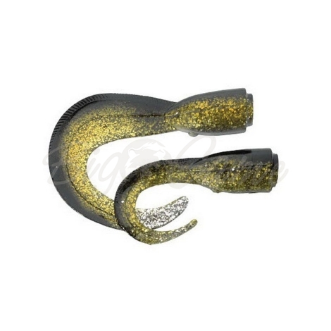Приманка SAVAGE GEAR 3D LB Hard Eel Tails 17 (2 шт.) цв. 02-Olive Gold фото 1
