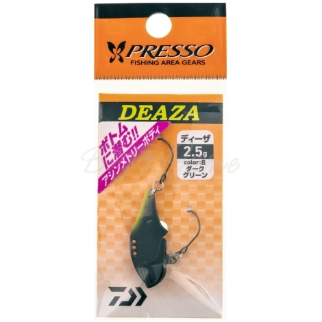 Блесна колеблющаяся DAIWA Presso Deaza 2,5 г цв. Dark Green фото 2