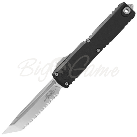 Нож складной автоматический MICROTECH Ultratech T/E Gen IV сталь M390MK рукоять Алюминий 6061-T6 цв. Черный фото 1