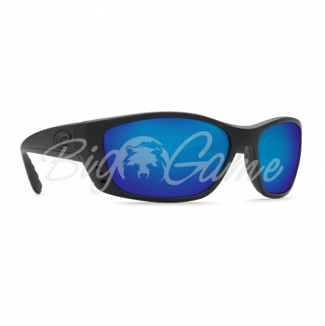 Очки поляризационные COSTA DEL MAR Fisch 580P р. XL цв. Blackout цв. ст. Blue Mirror фото 1