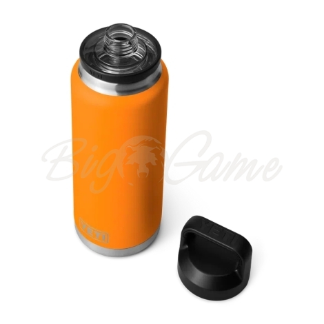 Термос YETI Rambler Bottle Chug Cap 1065 цвет King Crab Orange фото 4