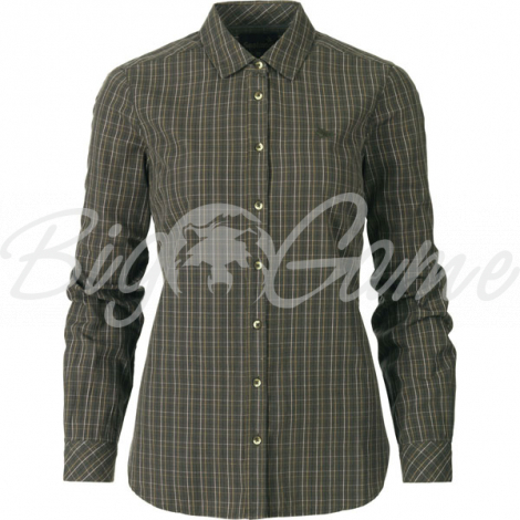 Рубашка SEELAND Claire Lady Shirt цвет Olive night check фото 1