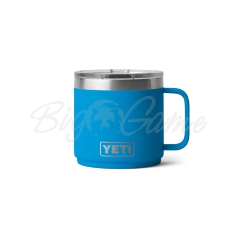 Термокружка YETI Rambler Mug 2.0 w/Magslider Lid 414 цвет Big Wave Blue фото 1