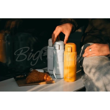 Термос BOBBER Capsule 0,5 л цвет Iced Water (белый) фото 2