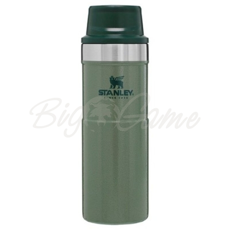 Термокружка STANLEY Classic The Trigger Action Travel Mug цвет зеленый фото 1