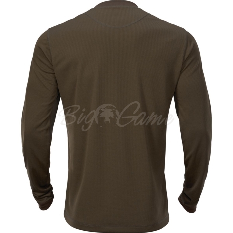 Футболка HARKILA Mountain Hunter L/S T-Shirt цвет Hunting Green / Shadow Brown фото 3