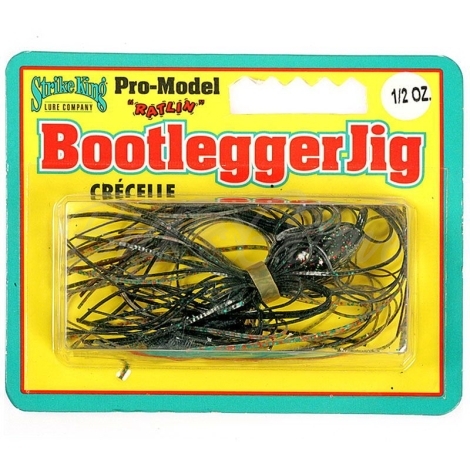 Бактейл STRIKE KING Bootlegger Jig 14 г (1/2 oz) цв. black фото 1