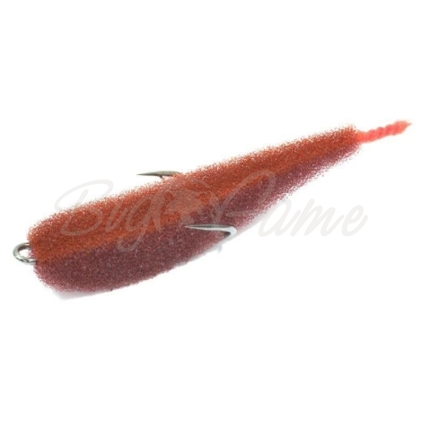 Поролоновая рыбка LEX Zander Fish 9 BOB (кирпичное тело / оранжевая спина / красный хвост) фото 1