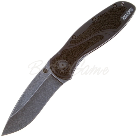 Нож складной KERSHAW Blur клинок Sandvik 14C28N BlackWash, ру фото 1