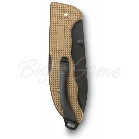 Нож складной полуавтоматический VICTORINOX Evoke BS Alox Beige 0.9415.DS249 Нержавеющая сталь рукоять Алюминий цв. Бежевый фото 2