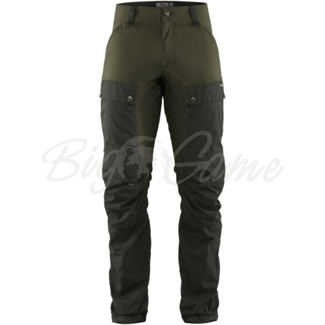 Брюки FJALLRAVEN Keb Trousers M Reg цвет Deep Forest-Laurel Green фото 1