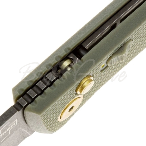 Нож складной полуавтоматический BOKER FRND OD сталь D2 рукоять Grivory цв. Зеленый фото 3