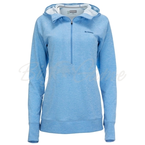 Термокофта SIMMS Women's Bugstopper Hoody цвет Cornflower Heather фото 1