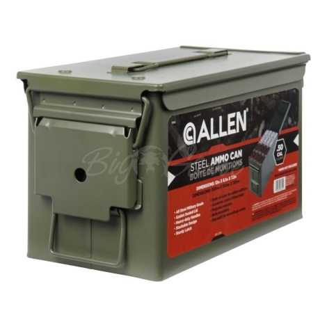 Коробка для патронов ALLEN Ammo Can .50 Cal цвет Green фото 6