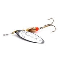 Блесна вращающаяся MEPPS old Aglia Long Rainbow № 4 цв. Black