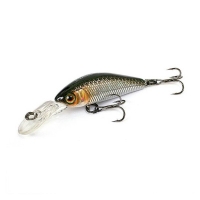 Воблер JACKALL Diving Chubby Minnow 35SP цв. hl silver & black превью 2