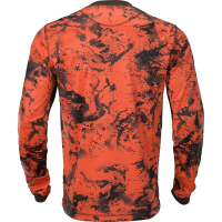 Футболка HARKILA Wildboar Pro L/S T-Shirt цвет AXIS MSP Orange Blaze / Shadow brown превью 3