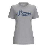 Футболка SIMMS Women 's Crew Logo T-Shirt цвет Cinder Heather