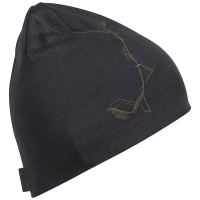 Шапка BERGANS Skilift шапка цвет Solid Charcoal / Seaweed