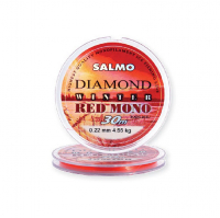Леска зимняя SALMO Diamond Winter Red Mono 30 м 0,17 мм цв. красный