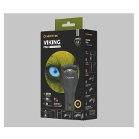 Фонарь тактический ARMYTEK Viking Pro Magnet USB Теплый цвет черный превью 9