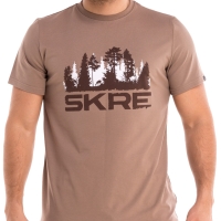 Футболка SKRE Forest T-Shirt цвет какао превью 5