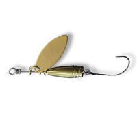 Блесна вращающаяся CRAZY FISH Slim flicker 1,9 г код цв. #1-MB