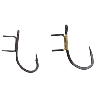 Крючок одинарный SAVAGE GEAR Twin Spike Stinger Hook BLN № 4 (6 шт.) превью 1