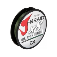 Плетенка DAIWA J-Braid X8 150 м цв. зеленый 0,24 мм