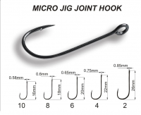 Крючок одинарный CRAZY FISH Micro Jig Joint Hook № 2 (200 шт.)
