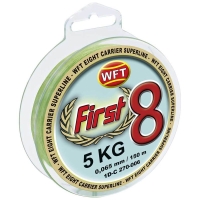 Плетенка WFT First 8 Mint 150 м 5 кг 0,065 мм