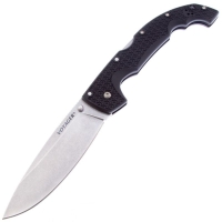 Нож складной COLD STEEL Voyager Extra Large Drop Plain Edge AUS10 рукоять пластик GRIV-EX цв. Черный