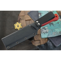 Нож OWL KNIFE Ulula сталь N690 рукоять G10 Красная превью 4