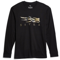 Футболка SITKA Icon Optifade Long Sleeve Tee цвет Black / Optifade Elevated II