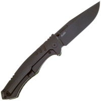 Нож складной BESTECH Keen II CPM S35VN рукоять стеклотекстолит G10,титан цв. Черный/Зеленый превью 6