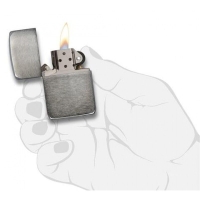 Зажигалка ZIPPO 1941 Replica с покрытием Black Ice превью 4