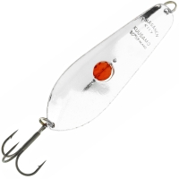 Блесна колеблющаяся KUUSAMO Rasanen 90/28 (бусинка) код цв. GR/Fye/FR-S, UV превью 2