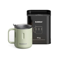 Термокружка BOBBER Mug 0,3 л (тепло 2 ч / холод 4 ч) цв. Sage Green Т (зеленый матовый) превью 2