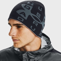 Шапка UNDER ARMOUR UA Billboard Reversible Beanie цвет черный превью 2