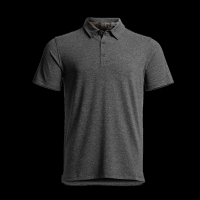 Футболка SITKA Essential SS Polo цвет Obsidian Heather