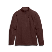Толстовка SITKA Snowcrest Half-Zip Fleece Pullover цвет Cherry Wood Heather превью 8