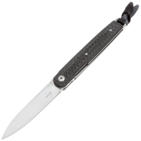 Нож складной полуавтоматический BOKER LRF Carbon сталь VG-10 рукоять Карбон цв. Черный