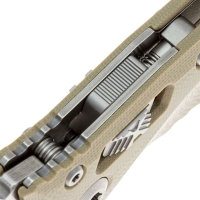 Нож складной полуавтоматический MICROTECH Amphibian Ram-Lok рукоять стеклотекстолит G10 цв. Бежевый превью 4