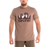 Футболка SKRE Forest T-Shirt цвет какао превью 2