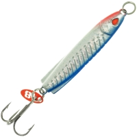 Блесна колеблющаяся LEVSHA-NN Баллистик 50 мм цв. Blue Red Fluo голография M превью 2
