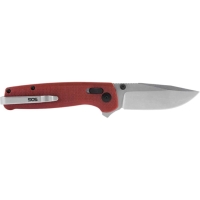 Нож складной SOG Terrminus XR D2 рукоять стеклотекстолит G10 цв. Красный превью 3
