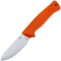 Нож с фиксированным клинком OWL KNIFE Ulula-S сталь JM390 рукоять стеклотекстолит G10 цв. Оранжевый