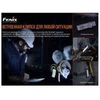 Фонарь FENIX WT16R (2xXP-E2 + COB,ANSI 300 lm, Li-Po) цвет черный превью 3