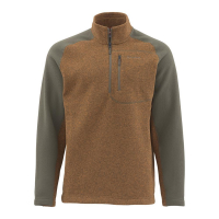 Пуловер SIMMS Rivershed Sweater Quarter Zip цвет Saddle Brown