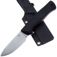 Нож с фиксированным клинком OWL KNIFE Ulula-S сталь Elmax рукоять стеклотекстолит G10 цв. Черный превью 2